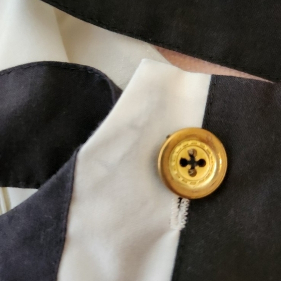 Htf Well dressed wolf 4t black striped dress vintage style pinafore smocked - Picture 3 of 7